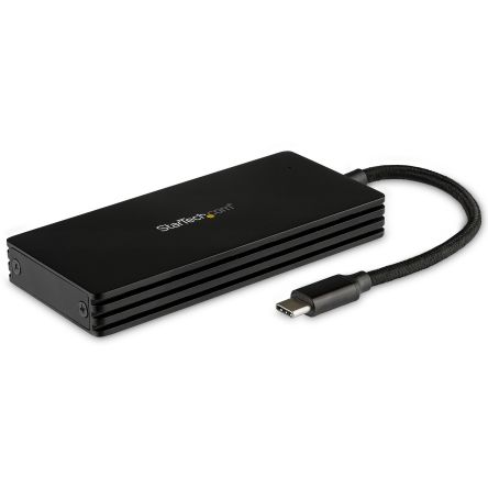 StarTech.com 22mm M.2 SATA Hard Drive Enclosure, USB 3.1