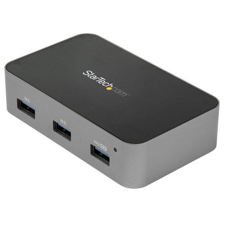 StarTech.com, USB 3.1 USB-Hub, 4 USB Ports, USB A, USB C, USB, Netzteil, 60 X 100 X 25mm
