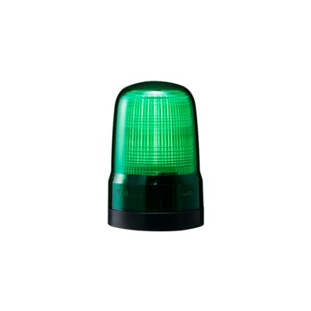 Patlite Balise à LED Clignotante à LED Verte Série SL, 12→24 VDC