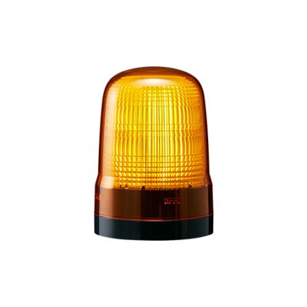 Patlite SL, LED Blitz LED-Signalleuchte Orange, 100→ 240 VAC, Ø 100mm X 140mm