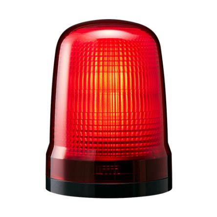 Patlite SL, LED Blitz LED-Signalleuchte Rot, 12→24 VDC, Ø 100mm X 200mm