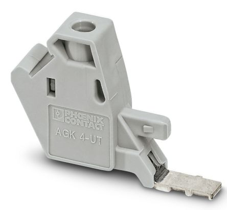 Phoenix Contact PTPOWER Series AGK 4-UT 10 Terminal Block Connector, 1-Way, 32A, 26 → 10 AWG Wire, Screw