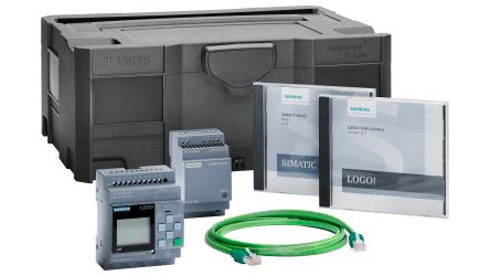 Siemens LOGO! V8.3 Series PLC CPU Starter Kit, 12V Dc, 24 V Dc Supply, Relay Output, 8-Input, Digital Input