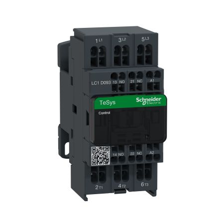 Schneider Electric Contacteur, 3 Pôles, 1 NO + 1 NF, 9 A, 110 V, 4 KW