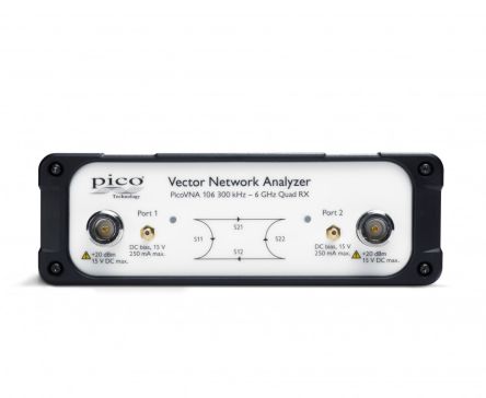 Pico Technology Analizador De Red De Vector, PicoVNA 106, PicoVNA 106