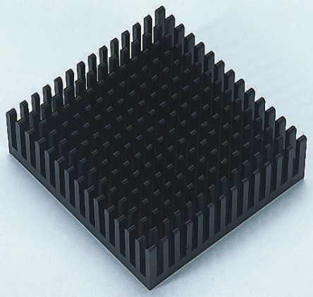 Fischer Elektronik Kühlkörper Für Universelle Quadratische Alu 8.6K/W, 43.1mm X 43.1mm X 16.51mm, Klebefolie,