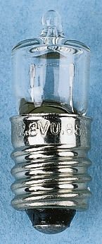 Orbitec Ampoule Halogène 3,4 W, Mini-bougie E10 Clair, 4 V 25h, 9.5mm Non