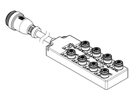 Brad from Molex 传感器分线盒, 120119系列, 5线路