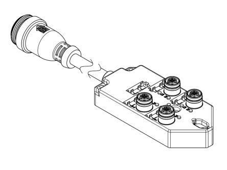 Brad from Molex 传感器分线盒, 120119系列, 4端口, 5线路