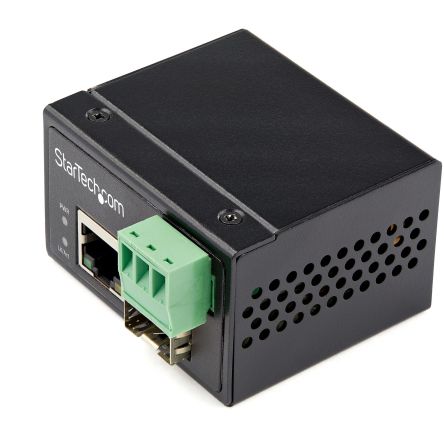 StarTech.com Ethernet-Medienkonverter 10 Mbps, 100 Mbps, Vollduplex, Einzelmodus, Multimodus 100m, Anschluss: RJ45, SFP