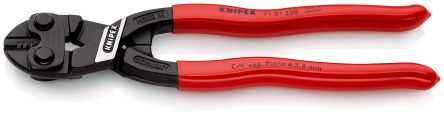 Knipex Kompakter Bolzenschneider, Hochlegierter CrV-Stahl 200 Mm, Schneidkraft → 6 Mm