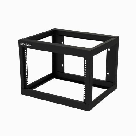 StarTech.com Black 6U Steel Server Rack, with 2-Post Frame