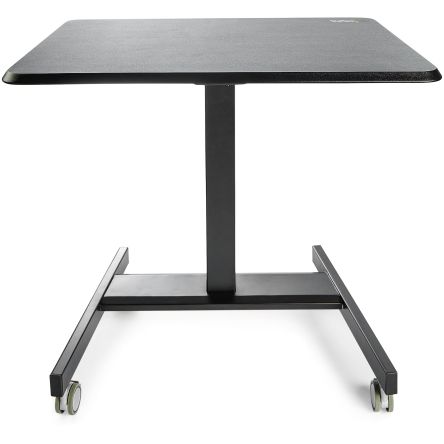 StarTech.com PC-Workstation Schwarz, Auf Rollen, B 600mm H 1145mm T 800mm Höhenverstellbar Aus Stahl