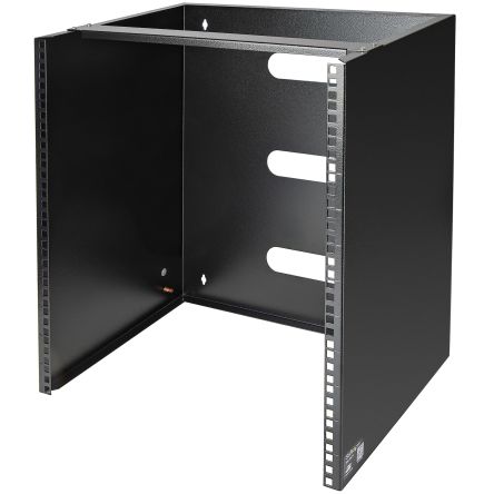 StarTech.com Black 12U Steel Server Rack, with 2-Post Frame