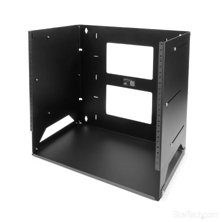 StarTech.com Black 8U Steel Server Rack, with 2-Post Frame