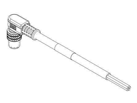 Brad From Molex Molex 120027 Konfektioniertes Sensorkabel 3-adrig / Offenes Ende, Länge 2m