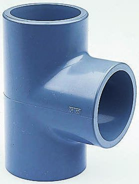 Georg Fischer 90° Tee PVC & ABS Cement Fitting, 2in
