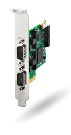 Ixxat PCIe Erweiterungskarte CAN 2.0 A/B, 2-Port RS-232