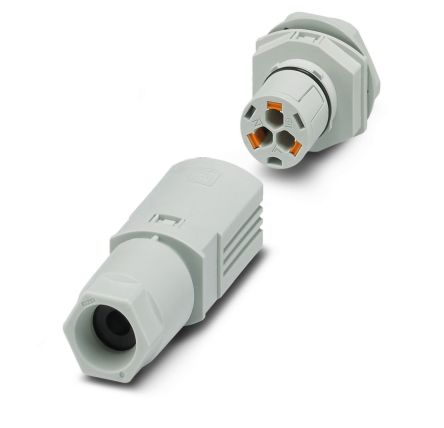Phoenix Contact Circular Connector, 3 Contacts, Panel Mount, M25 Connector, Plug, IP66, IP68, IP69K, IPD Series