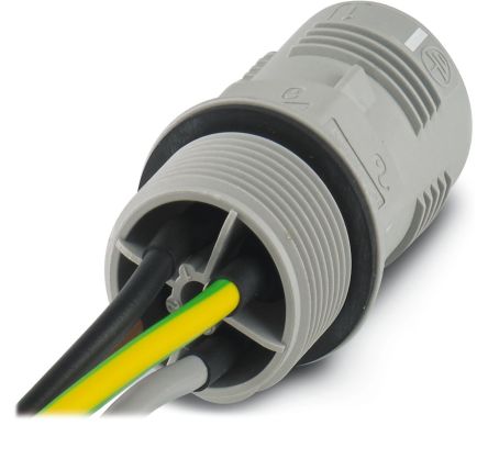 Phoenix Contact Circular Connector, 4 Contacts, Panel Mount, Socket, IP66, IP68, IP69K, QPD Series