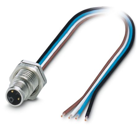 Phoenix Contact, 1425 IP67 Rear Mount 4P Power Connector Socket, Rated At 16A, 63 V