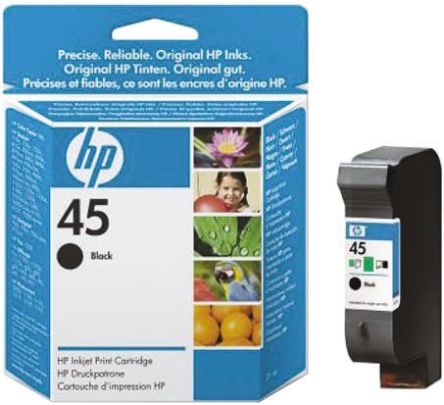Hewlett Packard HP 45 Druckerpatrone Für Patrone Schwarz 1 Stk./Pack Seitenertrag 833