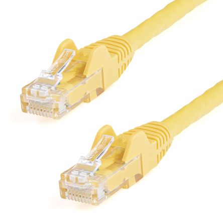 StarTech.com Ethernetkabel Cat.6, 1.5m, Gelb Patchkabel, A RJ45 U/UTP Stecker, B RJ45, PVC