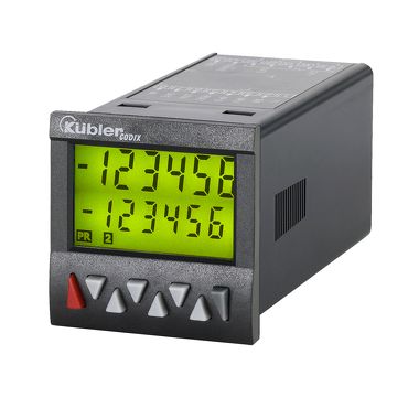 Kübler Einbaumessgerät LCD 6-stellig, Frequenz, Impuls, Zeit, Max. 65kHz, 100 → 240 V