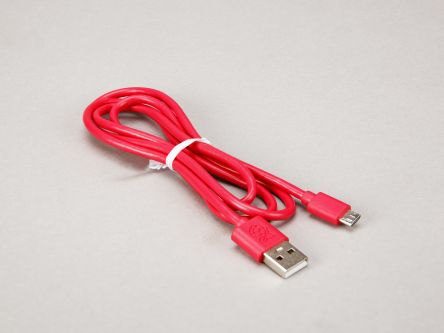 Raspberry Pi Cavo USB A Maschio - Micro USB Maschio Da 1m, Rosso