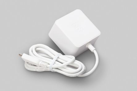 Raspberry Pi Fuente De Alimentación Para Con Cable Micro USB Tipo B, Para Australia, De Color Blanco