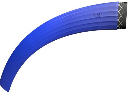 TRICOFLEX Tricoflat Schlauch, Ø 40mm 44.4mm Blau PVC Übertragung 10 Bar Für Flaches Aufrollen X 25m