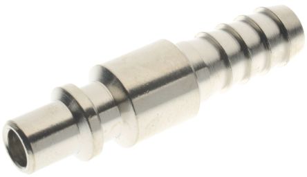 RS PRO Hose Connector, Straight Hose Tail Coupling 8mm ID, 16 Bar
