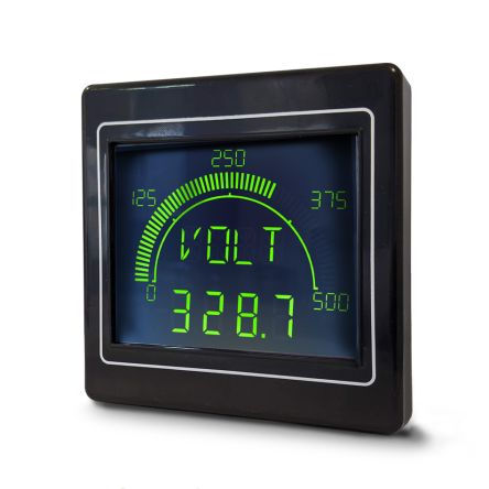 Trumeter 数字面板仪表, 测量电流，频率，功率，电压, 68mm高切面, LCD