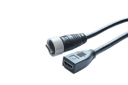 RS PRO HDMI-Kabel A HDMI Stecker B HDMI Buchse Hohe Geschwindigkeit 4K Max., 2m