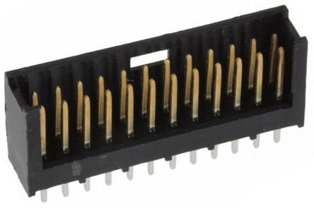 TE Connectivity AMPMODU MOD II Leiterplatten-Stiftleiste Gerade, 24-polig / 2-reihig, Raster 2.54mm, Platine-Platine,