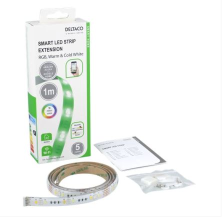 Deltaco LED 24 W Smart Ceiling Light 2700 → 6500K