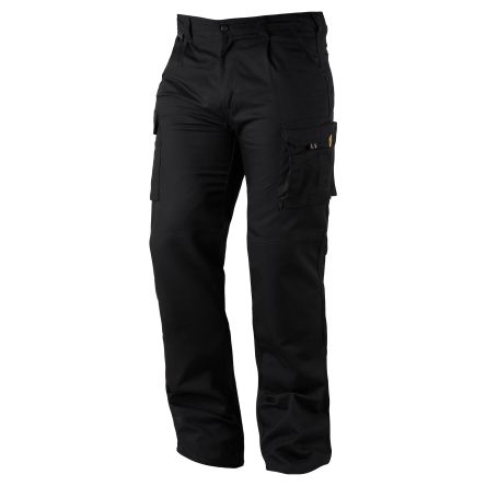 Orn Pantalones De Trabajo Para Hombre, Cintura 30plg, Negro, Resistente, Algodón, Poliéster Reciclado Hawk EarthPro Combat