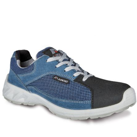 AIMONT Unisex Sicherheitshalbschuhe Schwarz, Mit Zehen-Schutzkappe EN 20345 S1P, Größe 44 / UK 10