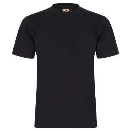 Orn Waxbill Earthpro Unisex T-Shirt, Baumwolle, Recycelter Polyester Schwarz, Größe L