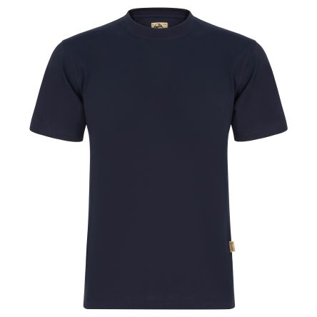 Orn Waxbill Earthpro Unisex T-Shirt, Baumwolle, Recycelter Polyester Marineblau, Größe XXL
