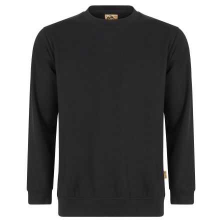 Orn Kestrel EarthPro Sweatshirt Black Cotton, Recycled Polyester Unisex's Work Sweatshirt M