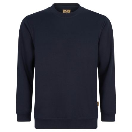 Orn Kestrel EarthPro Sweatshirt Navy Cotton, Recycled Polyester Unisex's Work Sweatshirt S