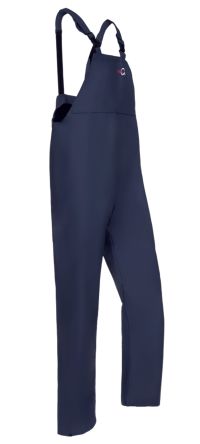 Sioen Unisex Wiederverwendbar Latzhose Art Latzhose, Größe S Marineblau, Wasserdicht, Winddicht