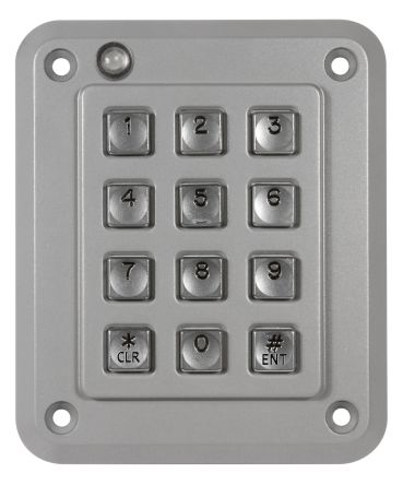 Storm Chromed Zinc Keypad Lock With Audible Tone & LED Indicator