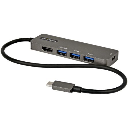 StarTech.com 4K USB-C Docking Station with HDMI - 4 x USB ports, USB A, USB C