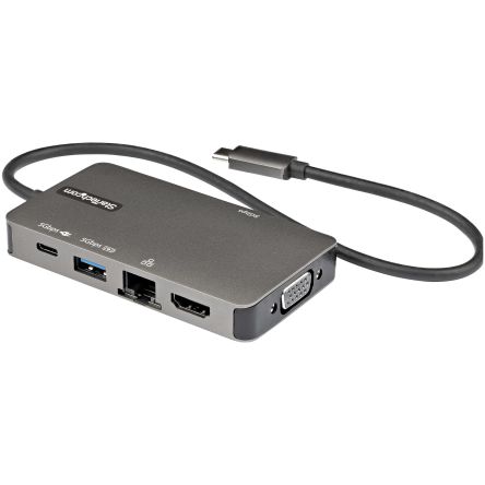 StarTech.com 4K USB-C Docking Station with HDMI, VGA - 3 x USB ports, USB A, USB C