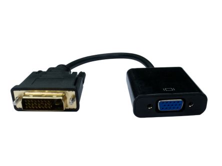 RS PRO Monitoradapter Adapter Male DVI-D - Female VGA