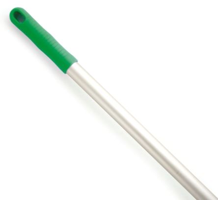RS PRO Mango Para Fregona De Aluminio, Color Verde, Long. 1.4m, Ø 25mm, Para Usar Con Cabezales MOP Y Brush