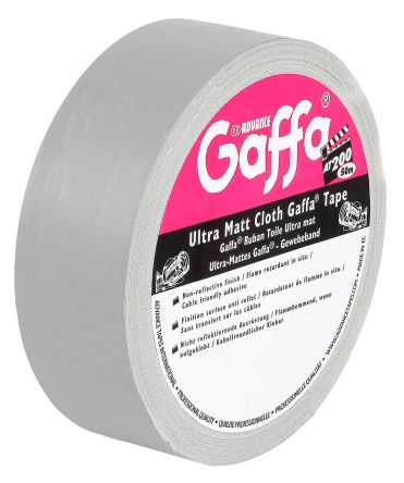Advance Tapes AT200 Grey Matt Gaffa Tape, 50mm X 50m, 0.26mm Thick