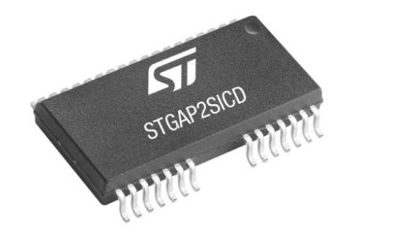 STMicroelectronics Driver De Puerta MOSFET STGAP2SICDTR, CMOS,TTL 4 A SO-36W 36 Pines